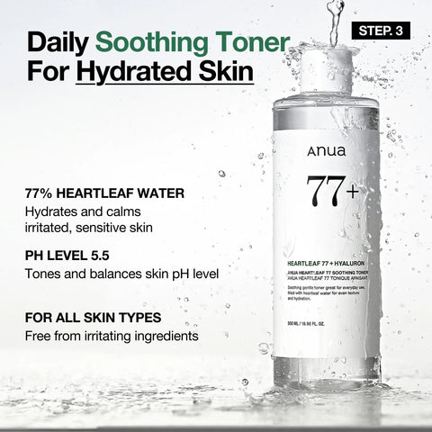 5-step Korean Skincare Set with SPF