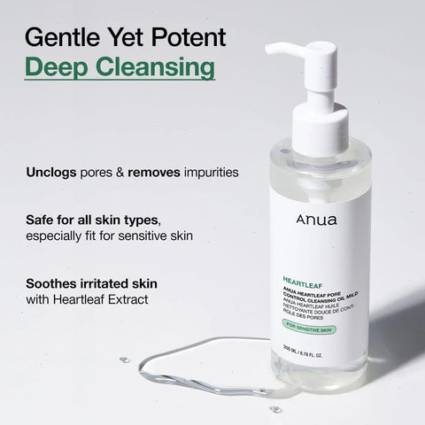 Heartleaf Pore Cleansing Oil Mild