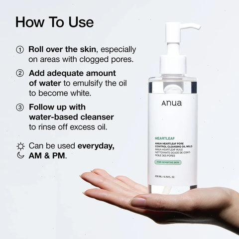 Heartleaf Pore Cleansing Oil Mild